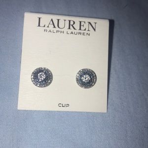 RALPH LAUREN CLIP ON EARRINGS